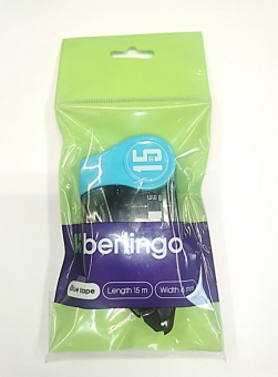 Клей ленточный в диспенсере, 8мм*15м, Berlingo 