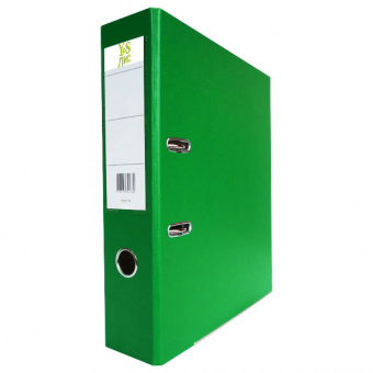 Папка-регистратор «YesЛи», А4, с покрытием ПВХ/ЭКО, 50 мм, зеленая