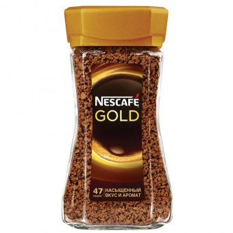 Кофе растворимый NESCAFE «Gold», сублимированный, 95 г, стеклянная банка