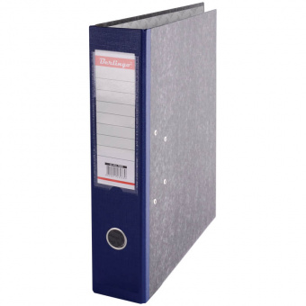Папка-регистратор Berlingo, с мраморным покрытием, 70 мм, синий корешок