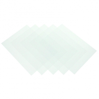 Лицевая обложка для переплета STARBIND, А4, комплект 100 шт., пластик, 200 мкм, прозрачная