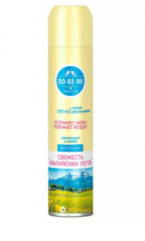 Освежитель воздуха Do-re-mi Premium Свежесть альпийских лугов, нейтрализ. запаха, сух.р. 330мл