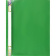 Папка с пластиковым скоросшивателем, А4, зеленая глянцевая