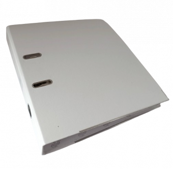 Папка-регистратор А4 75мм белая COLORBOX с металлической окантовкой, ПВХ, ЭКО