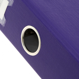 Папка-регистратор А4 50мм ПВХ фиолетовый LAMARK601 метал.окантовка/карман, собранный