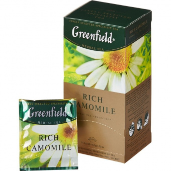 Чай травяной Greenfield «Rich Camomile», 25 пакетиков