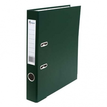 Папка-регистратор Forpus, А4, с покрытием из ПВХ/ЭКО, 50 мм, зеленая