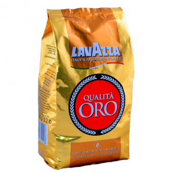 Кофе в зернах LAVAZZA «Qualita Oro», 1000 г., натуральный, жареный