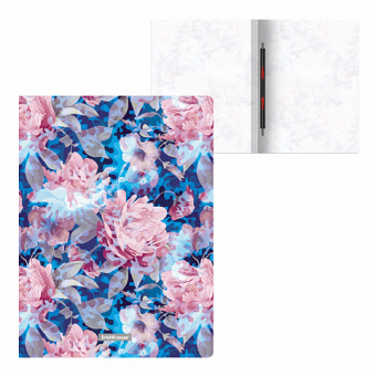 Папка-скоросшиватель А4 пластиковая с пружинным механизмом ErichKrause Misty Flowers