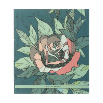 Ежедневник недатированный Канц-Эксмо «Хрупкая роза», А5-, 128 листов, матовая ламинация