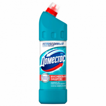 Средство чистящее "DOMESTOS" Свежесть Атлантики с отбеливающим эффектом 1,5л