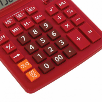 Калькулятор настольный BRAUBERG EXTRA-12-WR (206x155 мм), 12 разрядов, двойное питание, БОРДОВЫЙ