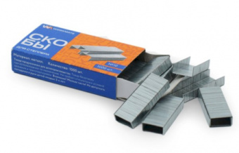 Скобы № 10  Workmate оцинкованные, 1000 шт/уп 