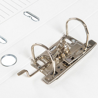 Папка-регистратор 50мм А4 "Yesli" ПВХ Эко серый