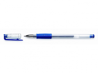 Ручка гелевая COMFORT 0,7 мм синяя резиновый грип