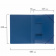 Папка на резинках BRAUBERG, стандарт, синяя, до 300 листов, 0,5 мм