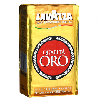 Кофе молотый LAVAZZA «Qualita Oro», 250 г., вакуумная упаковка