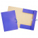 Папка для бумаг архивная, картон, 2 х/б завязки, синяя