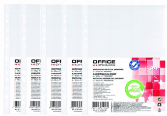 Файл (папка-вкладыш) А4 30мкм, тиснение "Апельсиновая корка", 100шт./упак.  "Office products"