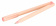 Ручка шариковая Linc PENTONIC FROST красная 0,7 мм, розовый круглый корпус, игольчатый наконечник