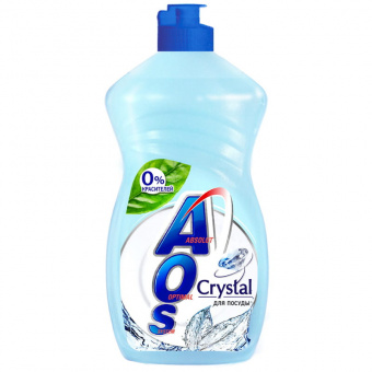 Средство для мытья посуды AOS «Crystal», 450 мл