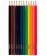 Карандаши цветные ПИФАГОР "Веселые акулята", 12 цветов, классические, заточенные