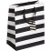 Пакет подарочный «Черное и белое», вертикальный, 17.8 × 22.9 × 9.8 см, ламинированный, 2 дизайна