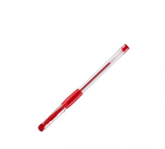 Ручка гелевая Miraculous, 0,5 мм, стержень красный, прозрачный корпус