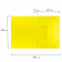 Папка на резинках BRAUBERG "Neon", неоновая, желтая, до 300 листов