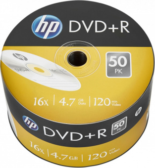Диск DVD-R 4.7 Gb 16x HP в пленке 50шт