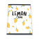 Тетрадь №1 School "Lemon Jam", А5, 48 листов, на скрепке, клетка, мелованный картон, УФ-лак