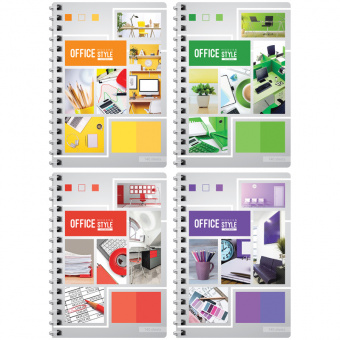 Блокнот ArtSpace «Офис. Яркие краски», А6, 140 листов, клетка, мягкий переплет