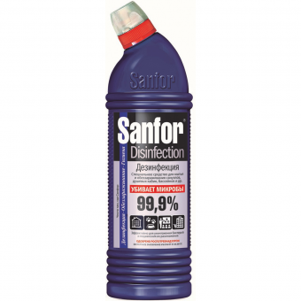 Чистящее средство Sanfor "Универсал", дезинфицирующий эффект, 750 г, гель