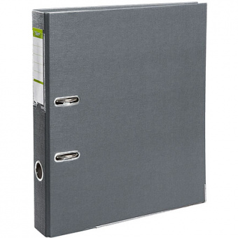 Папка-регистратор 50мм А4 "Yesli" ПВХ Эко серый