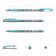 Ручка шариковая ErichKrause ColorTouch Stick Emerald Wave 0.7, цвет чернил синий (в тубусе по 24 шт.