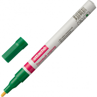 Маркер промышленный лаковый Attache зелёный 1-2 мм