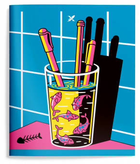Тетрадь Lorex "Neon Madness", А5, 48 листов, на скрепке, мелованный картон