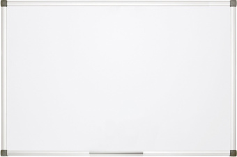 Доска Standart, 100×180 см, белая, полимер, белый, в алюминиевом профиле 