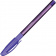 Ручка шариковая масляная Attache Selection "TrioGrip", 0,5 мм, стержень синий, корпус ассорти