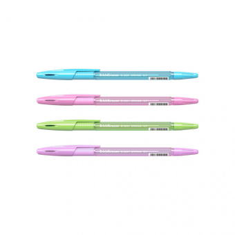 Ручка шариковая ErichKrause R-301 Stick&Grip Spring 0.7, цвет чернил синий
