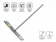 Швабра для пола с насадкой из микрофибры Solid, серая PERFECTO LINEA