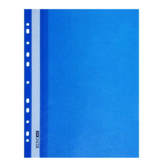 Папка-скоросшиватель Economix, А4, 160 мкм, с перфорацией, ПП, синяя