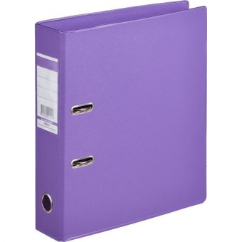 Папка-регистратор Attache Economy «PLUS», А4, с покрытием из ПВХ, 75 мм, фиолетовая
