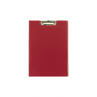 Папка-планшет Attache, А4, с верхним прижимом, с крышкой, бумвинил, красная