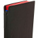 Ежедневник недатированный с ручкой Lorex, А5, 155 × 215 мм, под гладкую кожу, 128 л., черный/красный срез