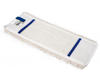 Насадка для плоской швабры 40*13см хлопок/полиэстер тафтинговая, карманы