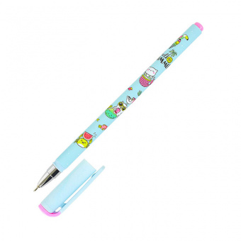 Ручка шариковая масляная LOREX «Illegally Cute. Cat-Mermaid», серия Slim Soft, 0,5 мм, стержень синий