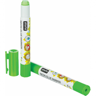 Клей-маркер Attache Selection 6г в форме ручки неоновые цвета