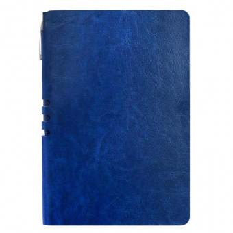 Бизнес-тетрадь Attache «Light Book» А50, 112 л, линейка, темно-синяя