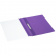 Папка-скоросшиватель пластик. А4 120мкм фиолетовая с прозр. верхом, Attache Economy